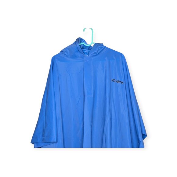 Stearns Rain Blue PVC Poncho 50" x 94" Snap Around - Picture 2 of 12